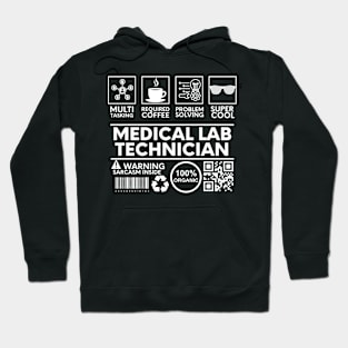 Medical Lab Technician black Hoodie